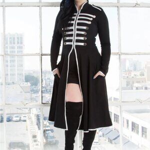 Elhoffer Design The Dark Parade Black Tunic Small Long NEW My Chemical Romance